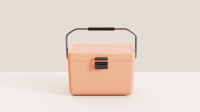 Stock de 12 L avec logo personnalisé Nouveau design Mini glacière portable mignon en plastique de 12 L pour filles femmes avec poignée en acier inoxydable