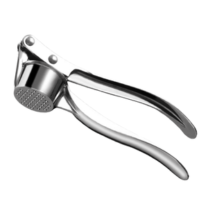 Stainless Steel Garlic Press Manual <b>Kitchen</b> Tool For Cooking Adults Modern Style All Seasons <b>Camping</b> Use - Product Image 1