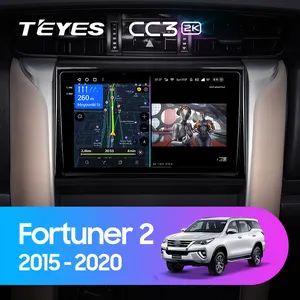 TEYES CC3L CC3 2K For Toyota Fortuner 2 2015 - 2020 Car Radio Multimedia Video Player Navigation Stereo GPS Android 10 No 2din