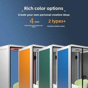 Cabine insonorisée modulaire <span class=keywords><strong>acoustique</strong></span> en aluminium moderne mobile avec fenêtre en verre pour salon - Product Image 5