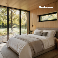 Maison préfabriquée de luxe moderne Apple Cabin, maison modulaire en acier, maison extérieure, villa, hôtel, conception personnalisée, fournisseur d'usine