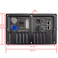 Module d'amplificateur professionnel de classe D Getshow DSP810S 1000W 2 voies avec connectivité DSP XLR, boîtier en aluminium, son surround 4/8 ohms