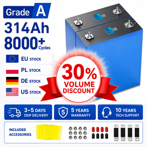 Sel Baterai LiFePO4 Prismatik B2B 314ah MB31 330ah untuk Paket Baterai ESS dan Proyek Cadangan Telekomunikasi - Product Image 1