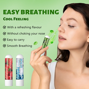 Inhalador Nasal de Aceite Esencial Herbal de Menta para Aromaterapia, Personalizado, con Mentol, para Alivio de la Sinusitis, Venta al Por Mayor - Product Image 2