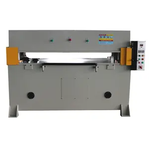 High Quality Four column die cutting machine 40t Leather Cutting Machine For Shoe Belt Case Wallet With Hydraulic Precision