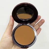 Exportation transfrontalière Minéral étanche Poudre monocouche 6 couleurs Bouffée compacte Dissimulant Contouring Naturel Longue durée