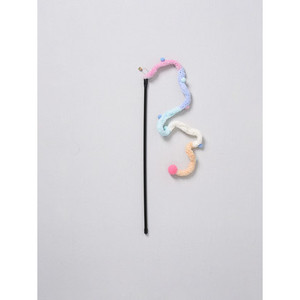 Canna da pesca in schiuma pastello per gatti piccoli animali forniture - Product Image 1