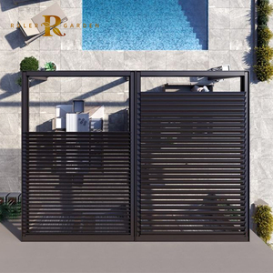 Pergola électrique rétractable personnalisée Pergola extérieure étanche pour villa de jardin Pergola en aluminium à persiennes de toit à ouverture totale - Product Image 1