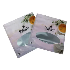 Biodegradable Tea Bags Custom Printed Aluminum Foil Mylar Bag Pouch Plastic Tea Bag