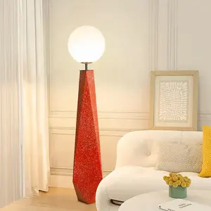 북유럽 중세 미술 플로어 램프 거실 소파 Bauhaus 침실 rgb 코너 플로어 램프 LED 플로어 램프