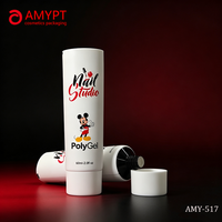 Tube souple rechargeable en plastique avec bouchon à vis OEM pour vernis à ongles, huile et soins de la peau