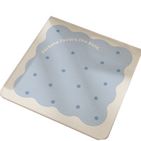 Coussin de siège carré en soie glacée style frais pour bureau, rembourrage EPE, simple, résistant aux taches, antidérapant, pour étudiants et siège de voiture