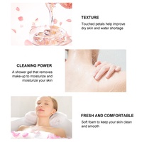 Localluway — Gel douche rafraîchissant personnalisé de 500ml, parfum Floral de pétales de fleurs, lavage de corps, hydratant pour la peau