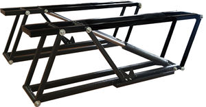 MAMMOTH MJ-BXXJ-3225 portabel <span class=keywords><strong>3T</strong></span> untuk gunting Mini pengangkat hidrolik silinder ganda dengan tinggi maks 550MM - Product Image 3