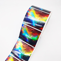 Étiquette autocollante à Laser holographique sécurisée, Logo personnalisé imperméable en vinyle