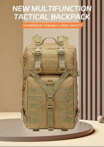 Sac à dos tactique léger personnalisé pour femmes et hommes, fermeture éclair, grande capacité, voyage d'affaires à courte distance, sac à dos pour ordinateur portable - Product Image 5