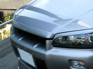 Uras Type-2ขอบฝากระโปรงหน้าสำหรับเส้นขอบฟ้า R34ประเภท-R คาร์บอนไฟเบอร์อุปกรณ์เสริมภายนอก - Product Image 5