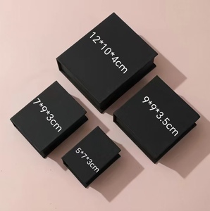 Custom Logo Classic Book-Style Paper Jewelry <b>Box</b> with Magnetic Closure and Foam Lining for Necklaces Rings - Product Image 3