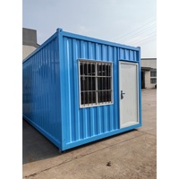 Conteneur maritime modulaire en acier portable de 20 pieds pour bar, restaurant, café, mini-vente au détail, isolation thermique, étanche