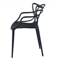 Chaise en plastique en forme d'oreilles de chat - Design unique