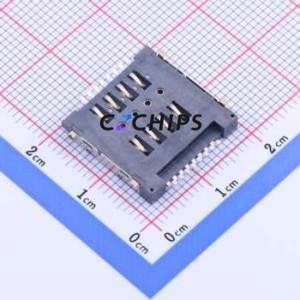 HYCW231-SIM16-300B SIM Card Connector SMD Connector Plug-In Type Mini SIM Card Card Holder No Card Detection - Product Image 2