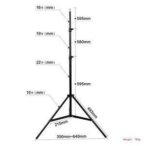 صندوق ناعم ثلاثي القوائم قابل للتعديل عالي الجودة 2 متر تصميم قابل للطي محمول صغير للتصوير الصناعي استخدام المحمول - Product Image 3