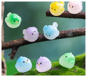 Groothandel Trend Kip Vogel Leeuwerik Beeldjes Diy Poppenhuis Kit Huis Tuin Aquarium Decoratie 3d Miniaturen Schattig Bad Bom Speelgoed - Product Image 3