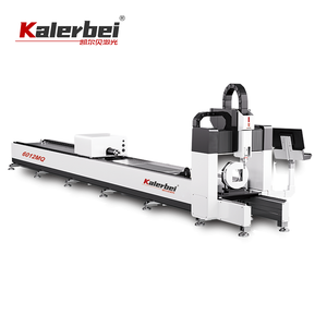 Mesin Pemotong Laser 2-Chucks untuk Pipa Pendingin Air Kondisi Baru untuk Logam Stainless Steel Kontrol CNC Perangkat Lunak Cypcut AI BMP - Product Image 1