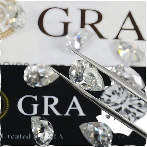 Messi Gems White D VVS-VS <strong>Moissanite</strong> Pear Cut <strong>Diamond</strong> <strong>Tester</strong> GRA Certified Wholesale Loose Gemstones - Product Image 1