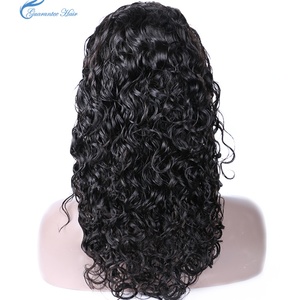 Guarantee Hair Brazilian/peruvian Mink Hair Frontal Lace Wig Natural <b>Wave</b> Lace Wig Natural Color Handmade and Machine Wefted Wig - Product Image 1