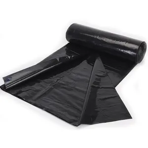 뜨거운 판매 초대형 블랙 플라스틱 환경 가드 15 조각 대형 쓰레기 봉투 헤비 듀티