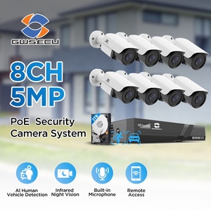 5MP 6MP PoE 8 máy ảnh âm thanh IP CCTV hệ thống giám sát 4K NVR Kit tầm nhìn ban đêm 8 kênh Kinh doanh nhà Hệ thống <span class=keywords><strong>camera</strong></span> an ninh - Product Image 5