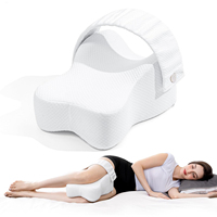 Coussin orthopédique en mousse à mémoire de forme en U pour genoux, confort de sommeil, coussin de genouillère pour hôtel, positionnement des jambes, soutien lombaire