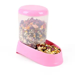 Small Pet Food Feeder Plastic Squirrel Rabbit Hamster Automatic Pet Animal Feeders