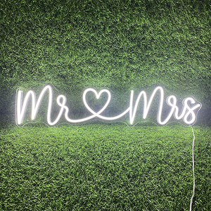 ป้ายไฟนีออน LED สำหรับตกแต่งภายใน ออกแบบฟรี ป้ายโฆษณา ป้ายนีออนตกแต่ง ป้ายโลโก้งานแต่งงาน ป้ายตกแต่งผนังบ้านแบบกำหนดเอง พร้อมบริการดรอปชิปปิ้ง - Product Image 2