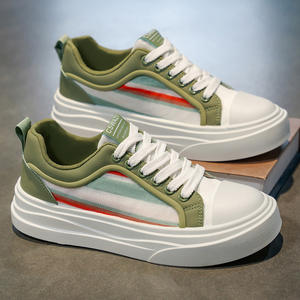 Nouvelles Chaussures Décontractées à Lacets Légères et Respirantes pour Homme, Style Color Block, Idéales Printemps-Automne - Product Image 6