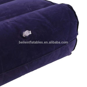 PVC + flocage coussin de pied gonflable de voyage portable fabriqué - Product Image 3