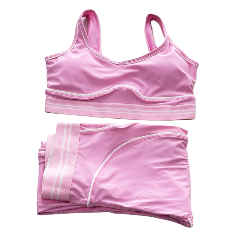 AL010 Women's Custom Logo Fitness Yoga Gym Set Breathable Sportswear by China Manufacturer Same Style Workout Clothing