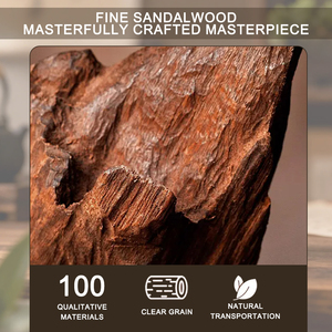 <span class=keywords><strong>Pettine</strong></span> massaggiante a doppia faccia in legno di sandalo dorato per alleviare lo stress, con punti di agopuntura Gua Sha per il meridiano, bestseller 2026 - Product Image 3