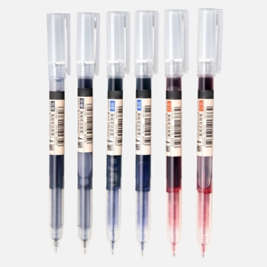 3-Color Large Capacity Liquid Roller <strong>Pen</strong> | Quick-Drying Water-Based Needle Tip <strong>Pen</strong> for Student Office Signature - Product Image 1