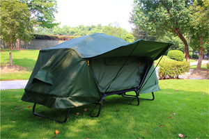 Tente de camping imperméable à double couche hors <span class=keywords><strong>sol</strong></span>, tente de pêche, tente pliante, <span class=keywords><strong>lit</strong></span> de camping en plein air - Product Image 4