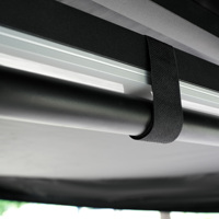 Tente de toit XINQI Pro Series pour usage commercial - Motorisée avec fonction minuterie, auvent à 360 degrés, quatre saisons, une chambre