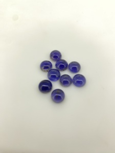 100% Natural Lolita Sunstone piedras preciosas de alta calidad cabujón redondo tablero de cuadros corte suelto azul Lolita piedra preciosa para la fabricación de joyas - Product Image 2