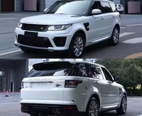 Runde Upgrade SVR Style Kit de carrosserie en fibre de carbone pour 14-21 Land Rover Range Rover Sport Pare-chocs avant Diffuseur arrière Jupes latérales
