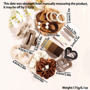 Set de Accesorios para el Cabello para Niñas, Bandas Elásticas para el Cabello, Pinzas para el Cabello, Sets de Decoración Hermosos y a la Moda - Product Image 5