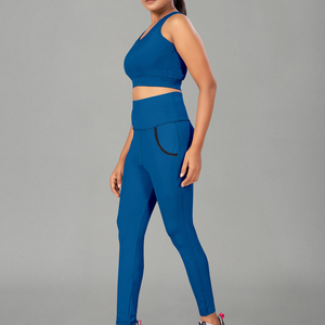 Ensemble soutien-gorge de sport et leggings pour femmes, style tendance, faible MOQ, vente directe d'usine, ensemble de yoga fitness pour femmes, best-seller - Product Image 4