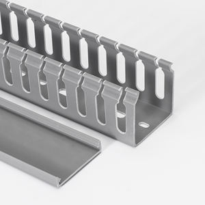 スロット付き50*50デスクトップケーブルオーガナイザーケーブルトラフ配線アクセサリープラスチックケーブルトレイハロゲンフリートランキング - Product Image 4