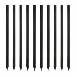 Lápices Negros Personalizados de Alta Calidad Modelo Heada 009 con Logotipo Impreso en Serigrafía, Dureza de Mina 2B HB - Product Image 1