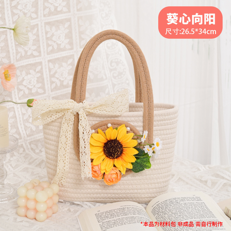 Stile girasole cuore girasole (set completo di pacchetto materiale)