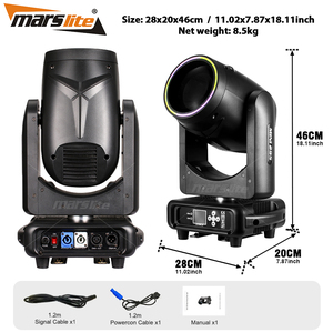 Chùm 295W di chuyển đầu ánh sáng sân khấu Nhà sản xuất Mini chùm 295 Sharpy ánh sáng di chuyển đầu 14R Câu lạc bộ disco Luces DJ đèn - Product Image 6